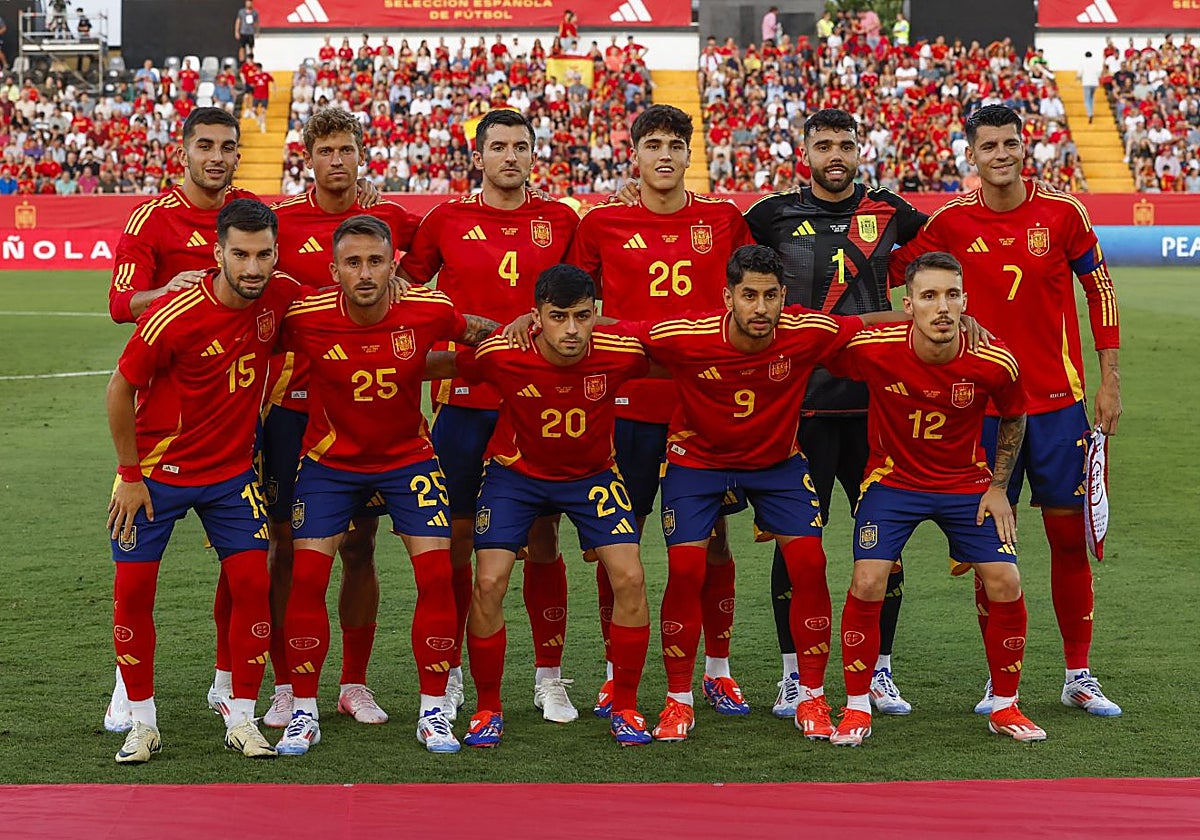 Formación de la selección española ante Andorra
