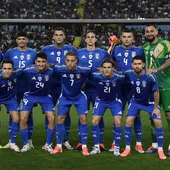 Italia, en uno de sus partidos de preparación antes de la Eurocopa