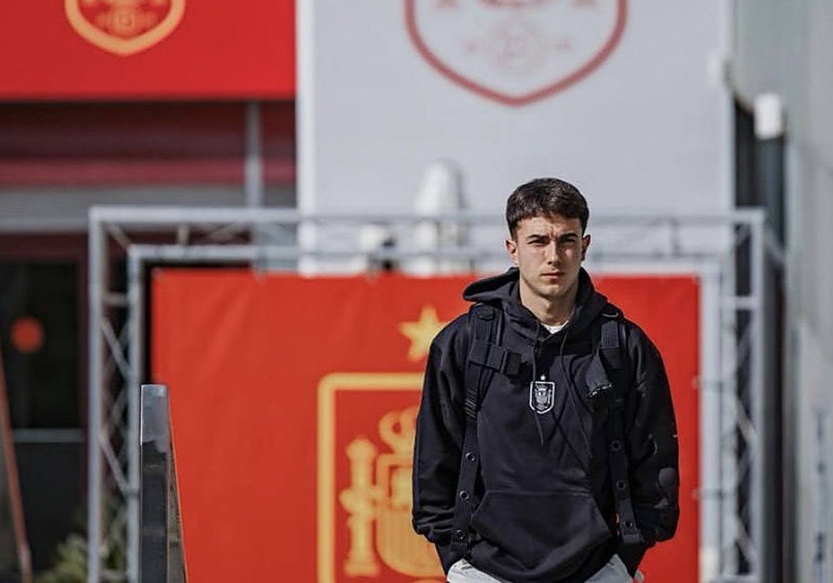 Zubimendi en las instalaciones de la selección española en Las Rozas