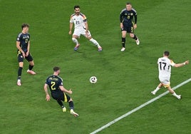 El alemán Wirtz, autor del primer gol de la Eurocopa