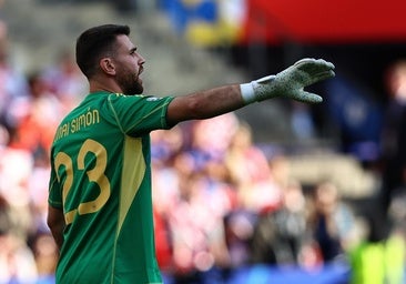 Unai Simón, el portero que nunca se viene abajo