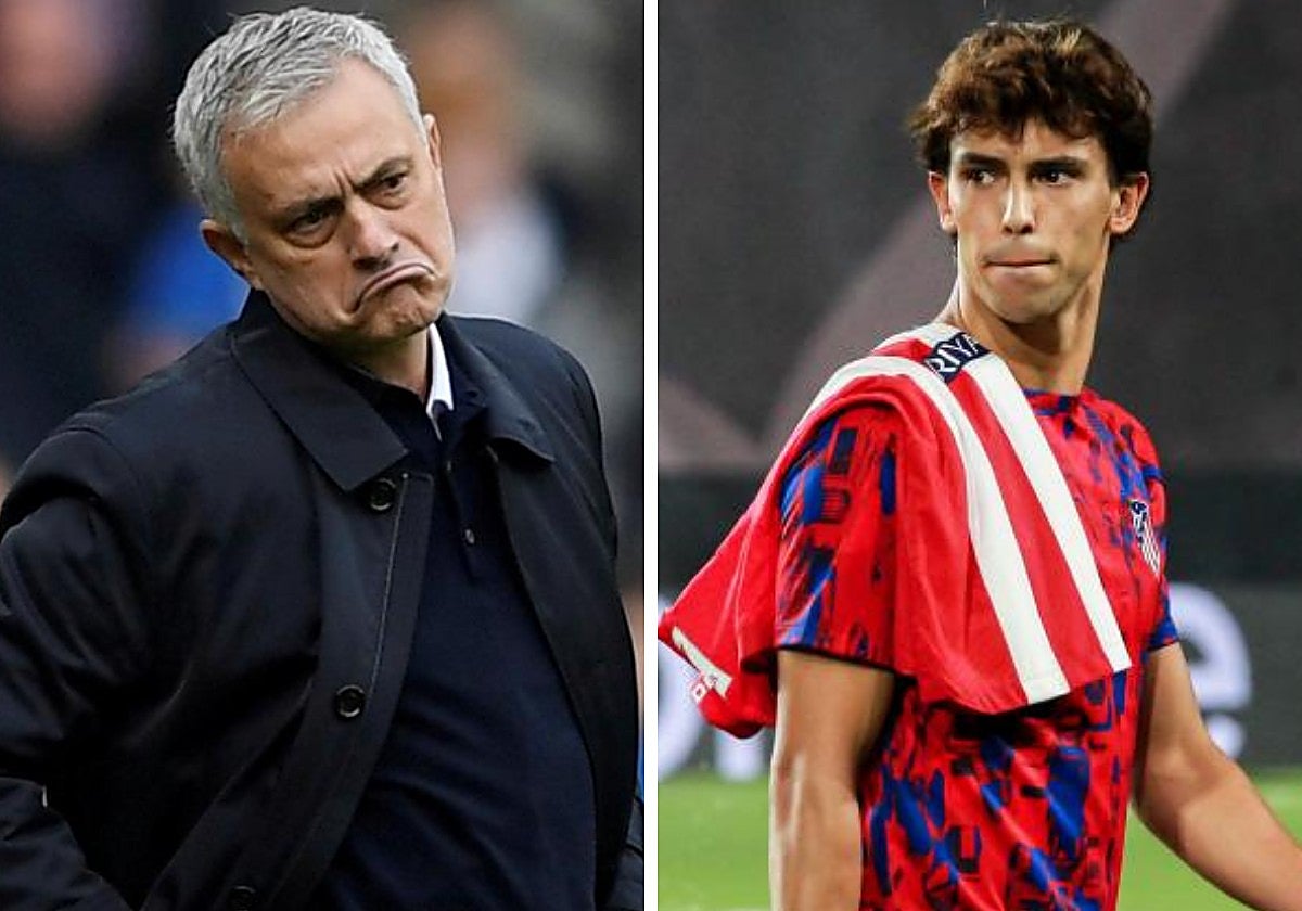 Jose Mourinho y Joao Félix