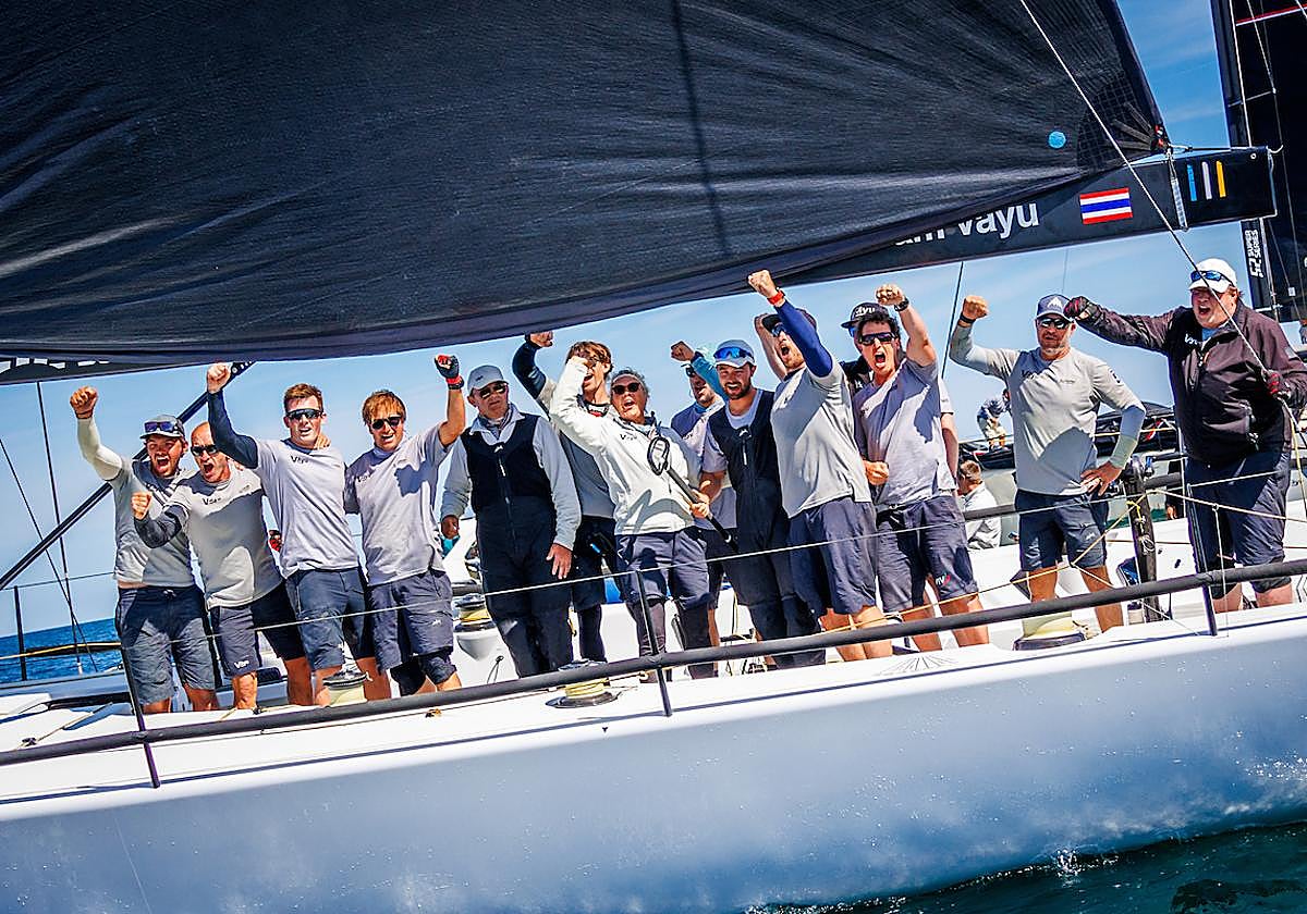 «Vayu» hizo historia al ganar su primer evento de las 52 Super Series en Newport