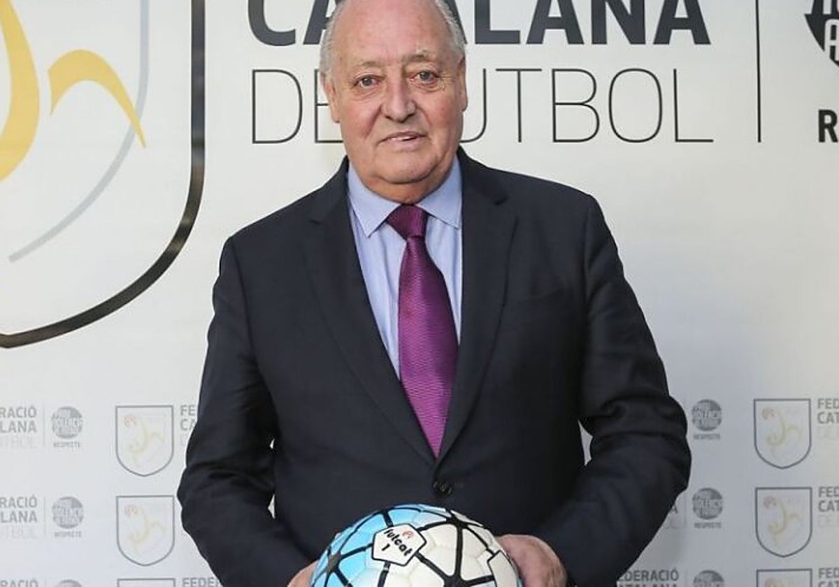 Joan Soteras, presidente de la Federación Catalana de Fútbol
