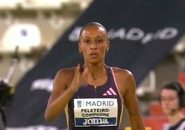 Ana Peleteiro se queda a medias en Madrid