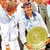 Conchita Martínez hizo historia en Wimbledon… y se puso nerviosa ante Lady Di