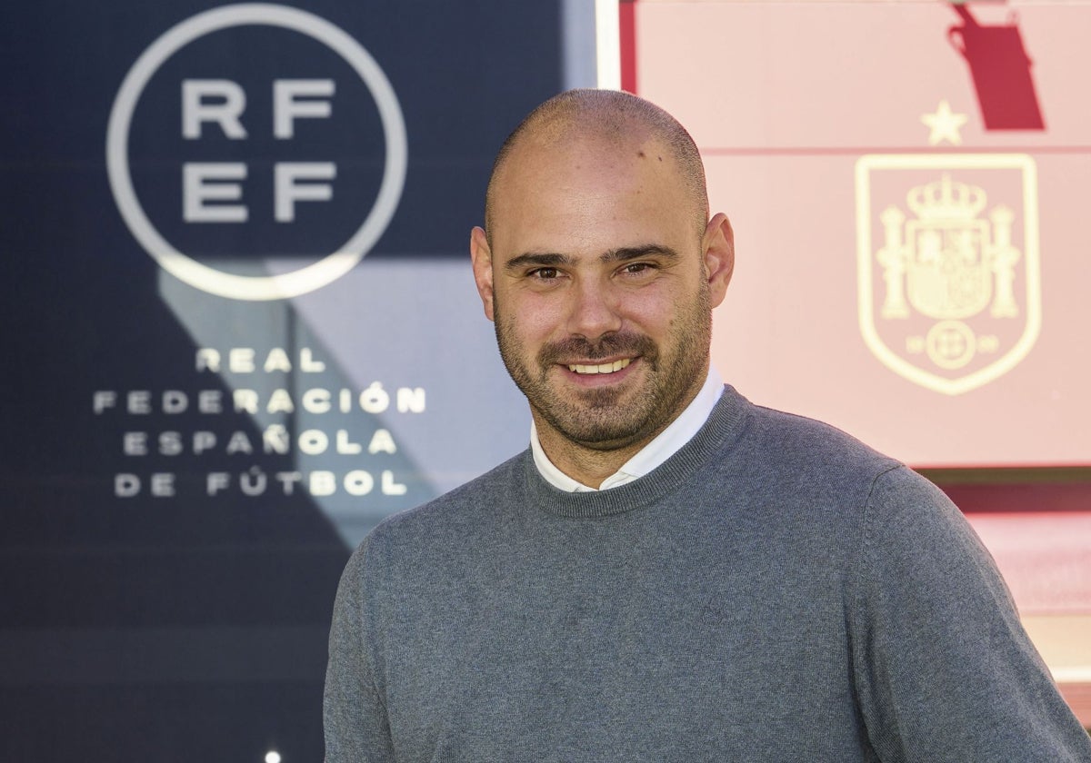 Markel Zubizarreta, en las instalaciones de la RFEF