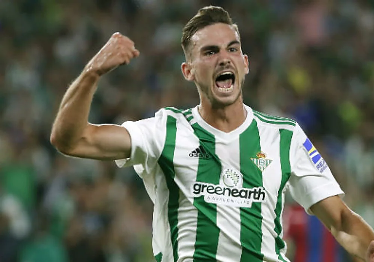 Fabián Ruiz en un partido como jugador del Betis