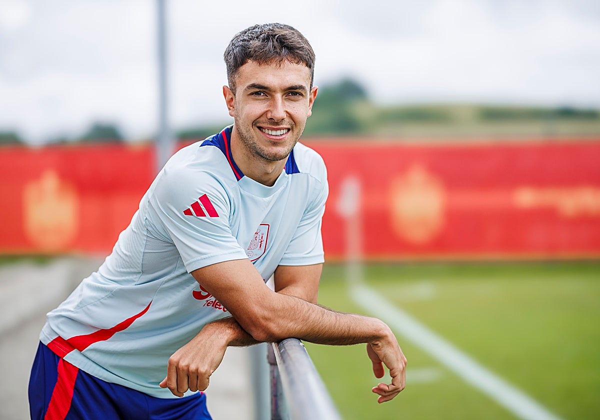 Martín Zubimendi, centrocampista de la selección española