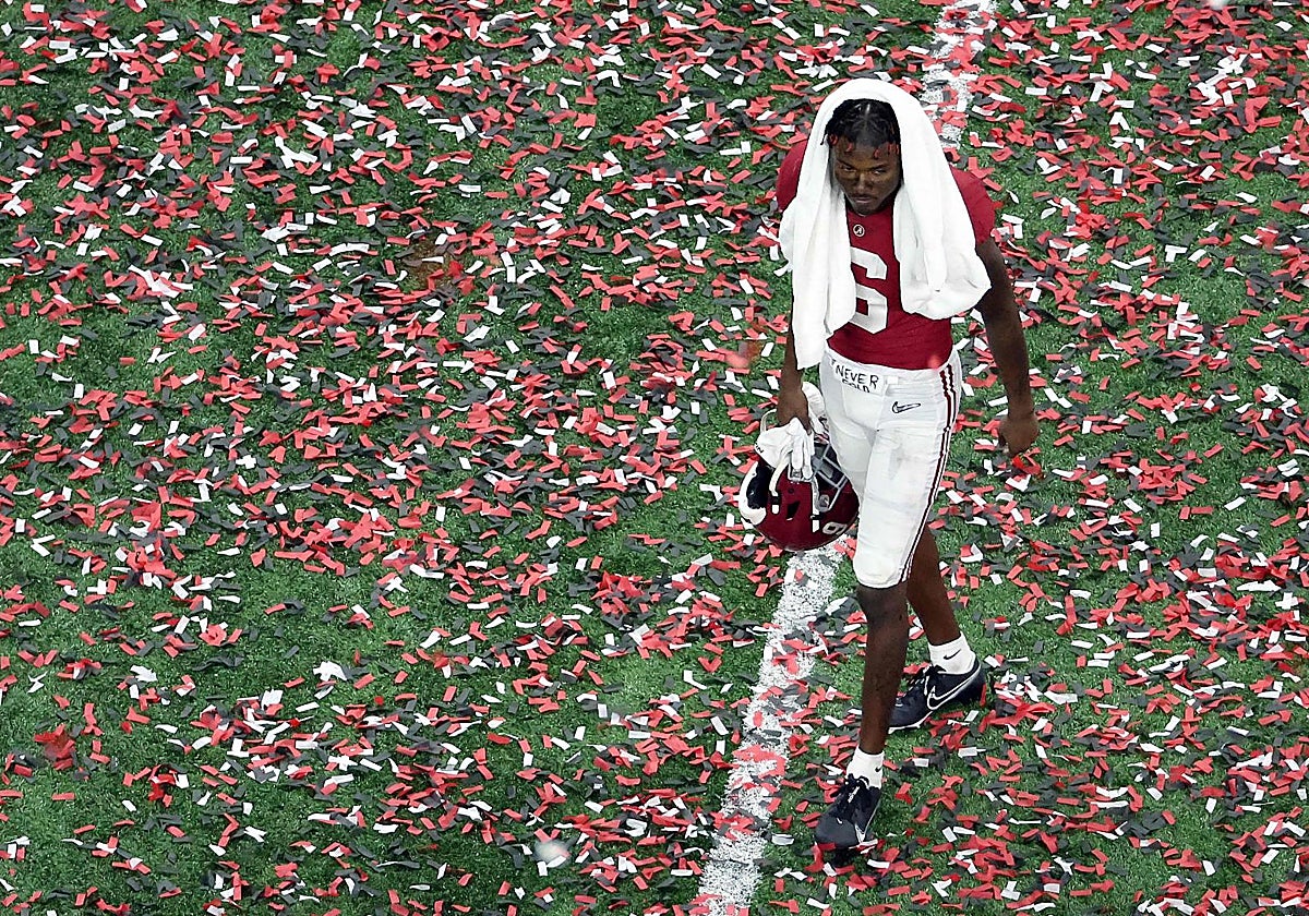 Khyree Jackson, durante un partido con la Universidad de Alabama.