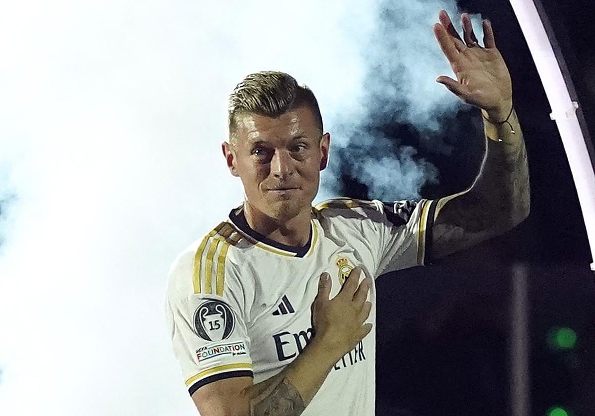 Toni Kroos se despide de la afición del Madrid