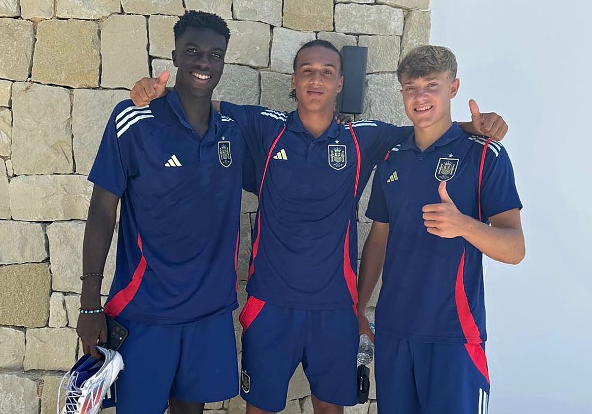 Assane Diao, Yanis y Jesús Rodríguez, canteranos del Betis que representarán a España en el Europeo sub 19