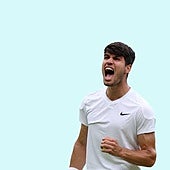 Alcaraz, como un rayo a cuartos de Wimbledon tras batir a Humbert