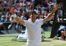 Carlos Alcaraz - Novak Djokovic, en directo: resultado, ganador y última hora del partido de la final de Wimbledon hoy