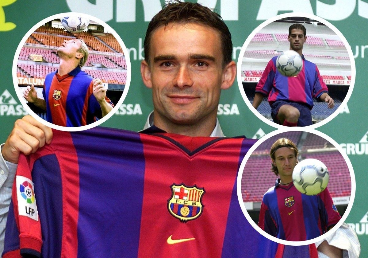 Petit. Overmars, Gerard López y Alfonso