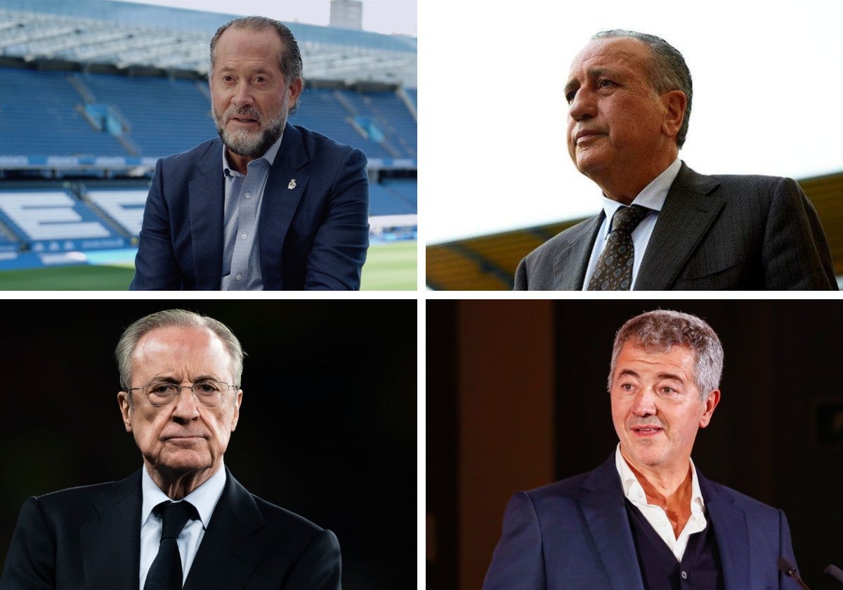 Cuatro presidentes de clubes españoles entran en la lista de los 100 más ricos de España