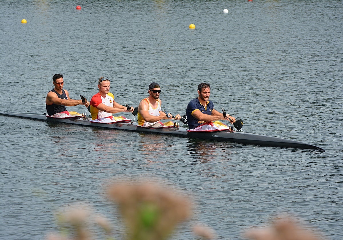 EL K4 500 español, con Craviotto, Arévalo, Cooper y Germade