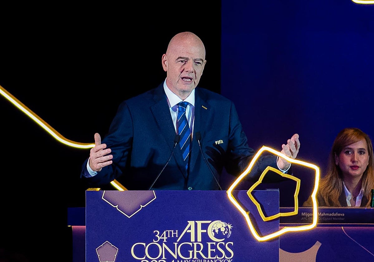 El presidente de la FIFA, Gianni Infantino