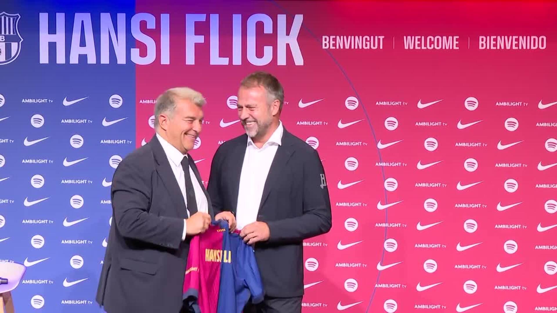 Hansi Flick llega al FC Barcelona con el objetivo de &quot;ganar títulos&quot;