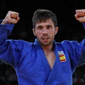 Judo Fran Garrigós, bronce, primera medalla española