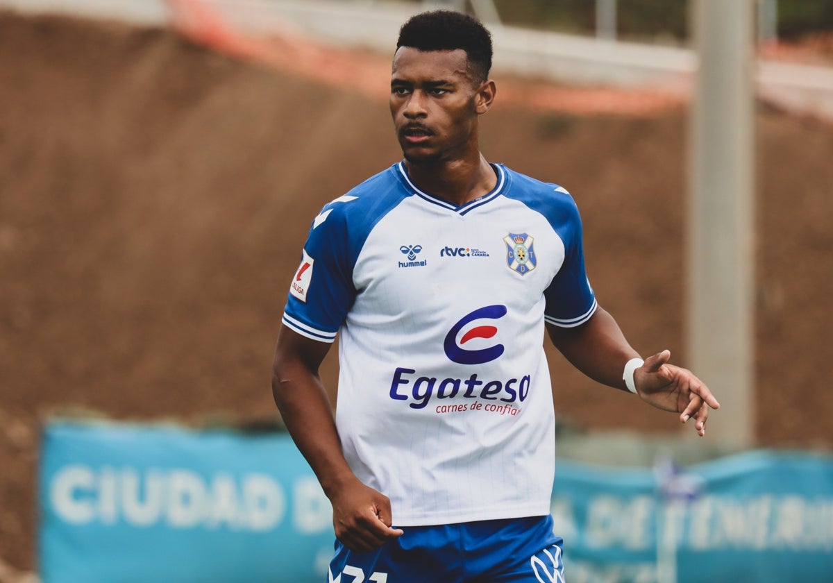 Loïc Williams, en un partido con el Tenerife