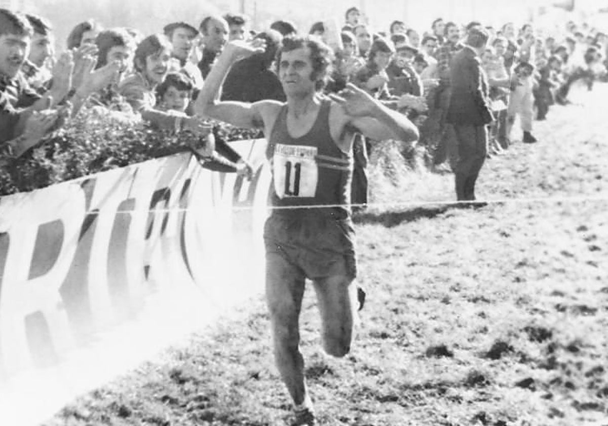 Haro, durante una carrera en Lasarte