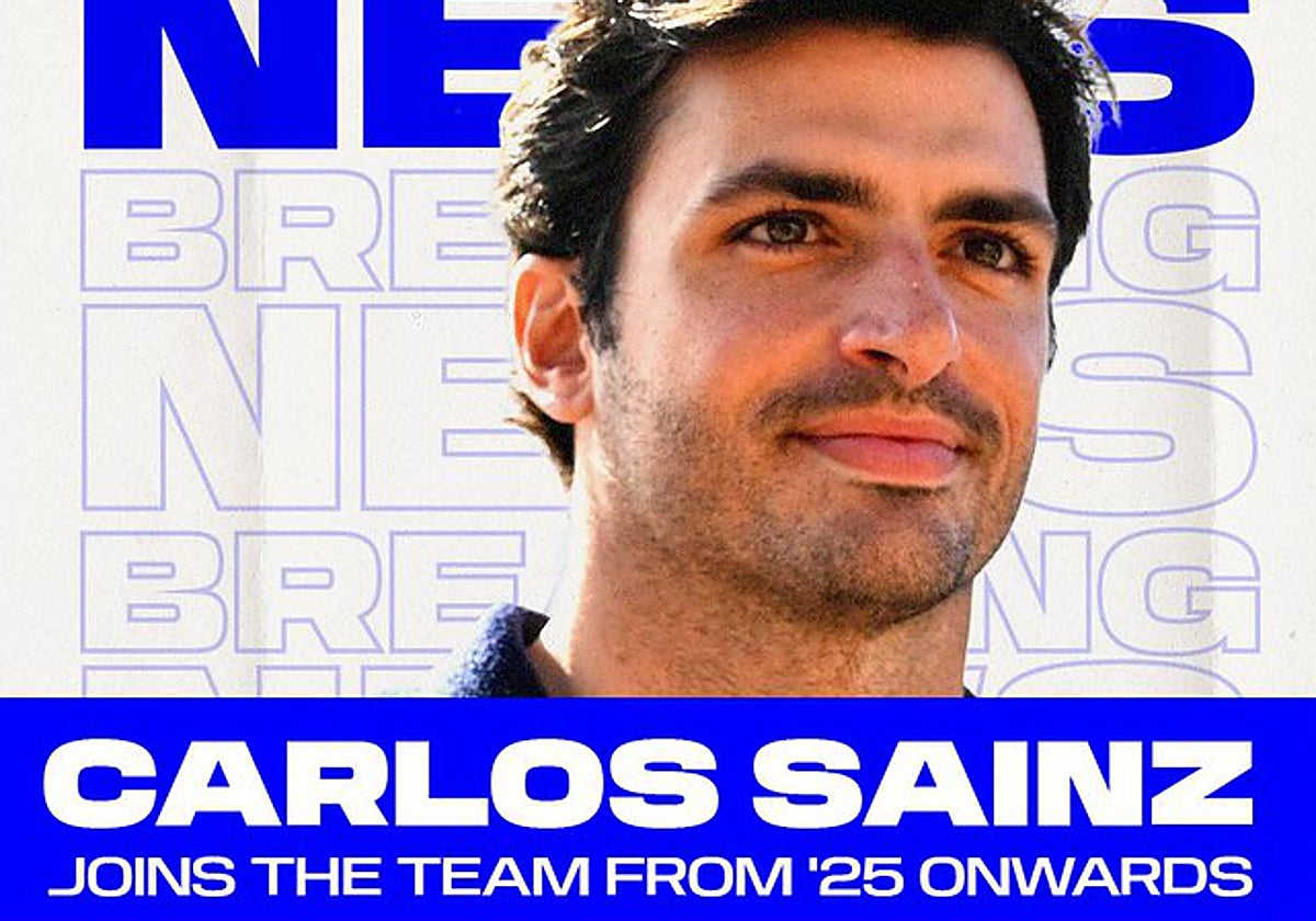 Anuncio oficial del fichaje de Sainz