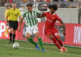 Ante el Manchester United, nuevo examen de verano para el Betis