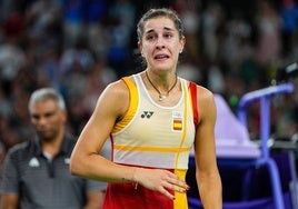 Carolina Marín tiene roto el ligamento cruzado de la rodilla: «Estoy destrozada»