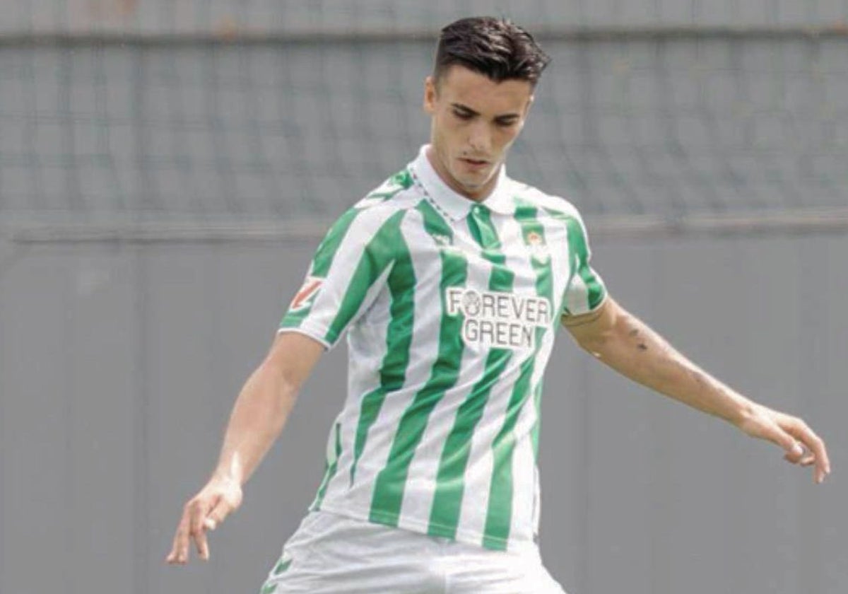 Ismael Sierra, durante el Austria Salzburgo - Betis de esta pretemporada