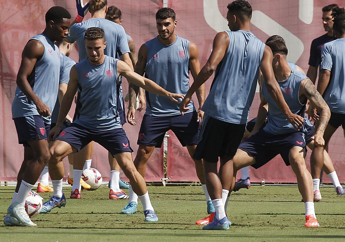 Pedrosa, durante una sesión de entrenamiento en la ciudad deportiva esta pretemporada