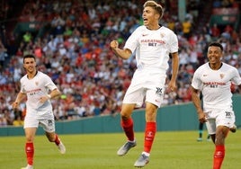 El Sevilla rememora su último amistoso ante el Liverpool