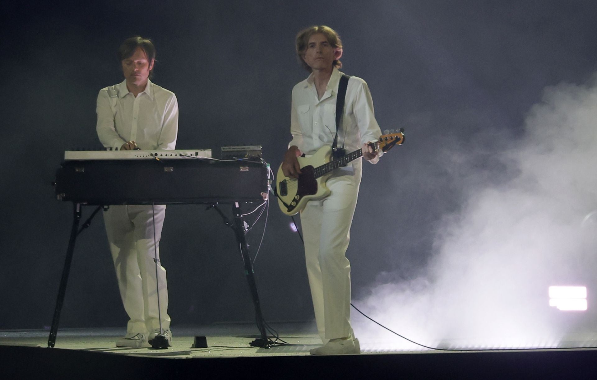 Parte del espectáculo de la ceremonia de clausura de los Juegos Olímpicos de París 2024