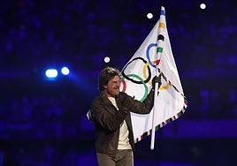 Ceremonia de clausura de los Juegos Olímpicos de París, en directo: actuaciones, relevo a Los Ángeles y última hora hoy