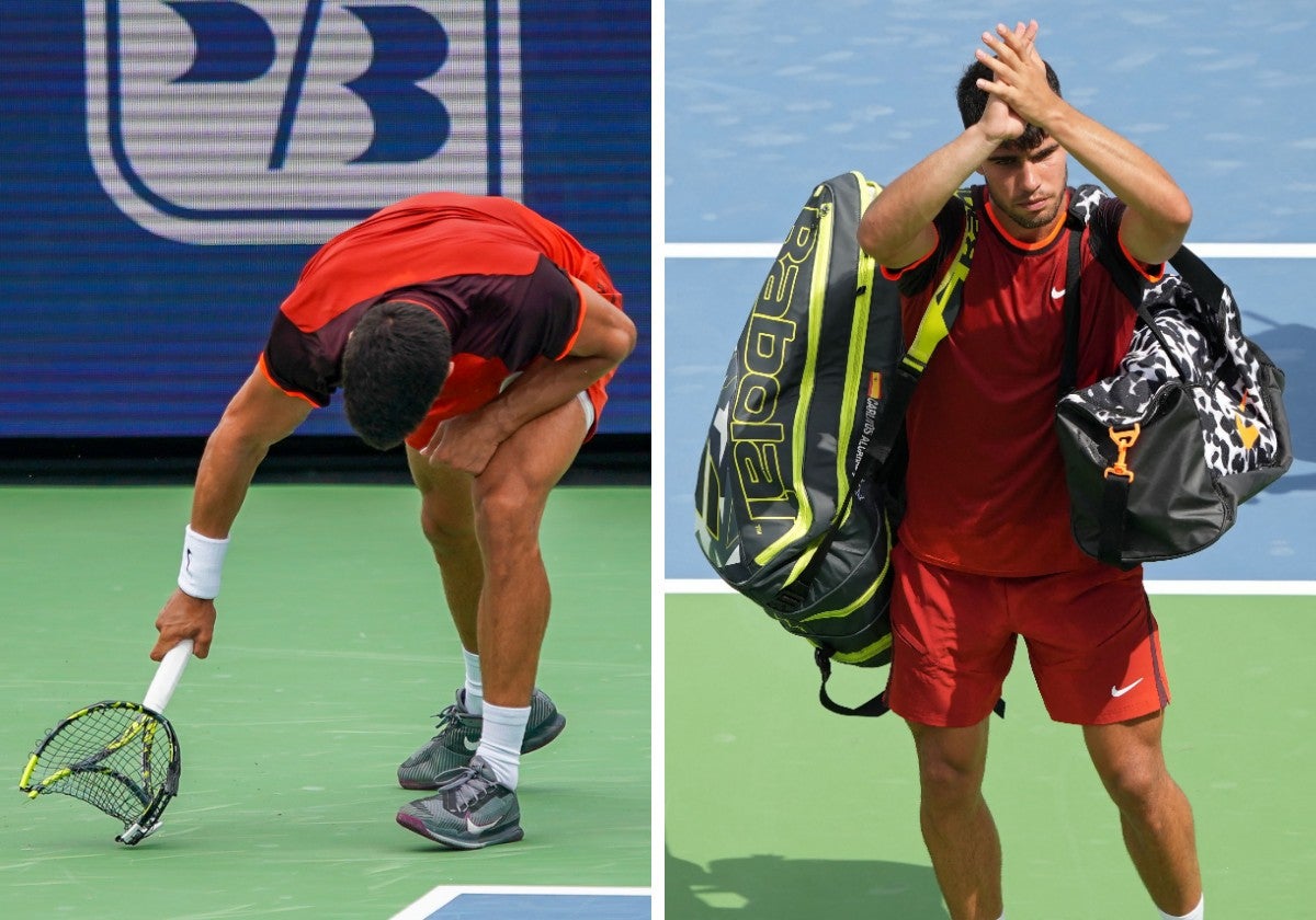 Alcaraz pide perdón por su comportamiento ante Monfils en Cincinnati