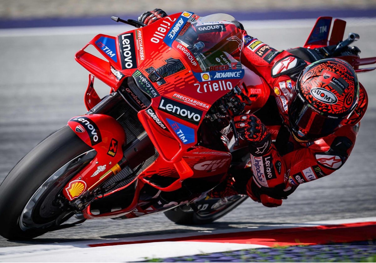 Pecco Bagnaia lidera la carrera en Austria