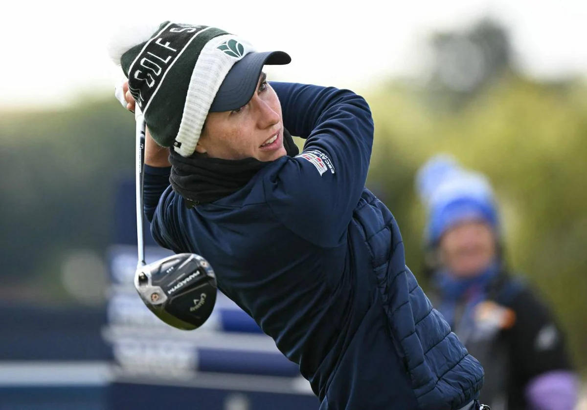 Carlota Ciganda en el Women's British Open Golf Championship