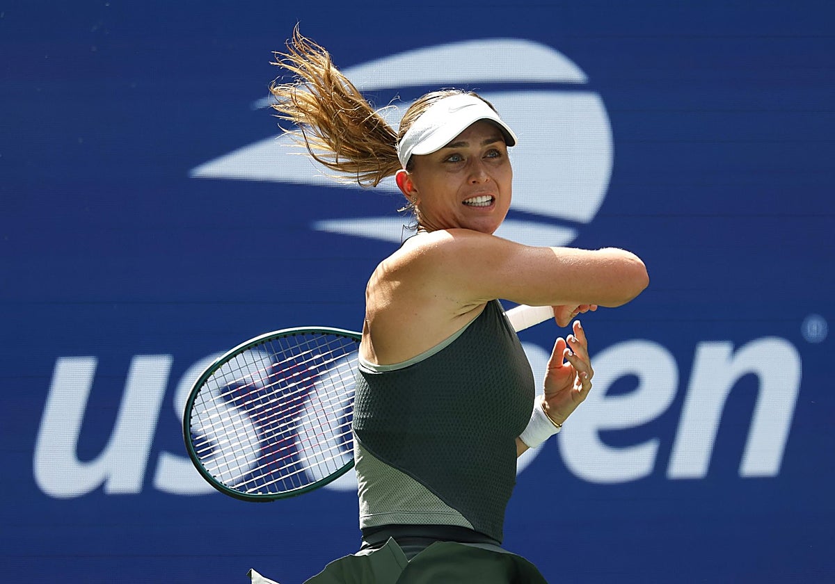 Paula Badosa, durante el partido ante Townsend