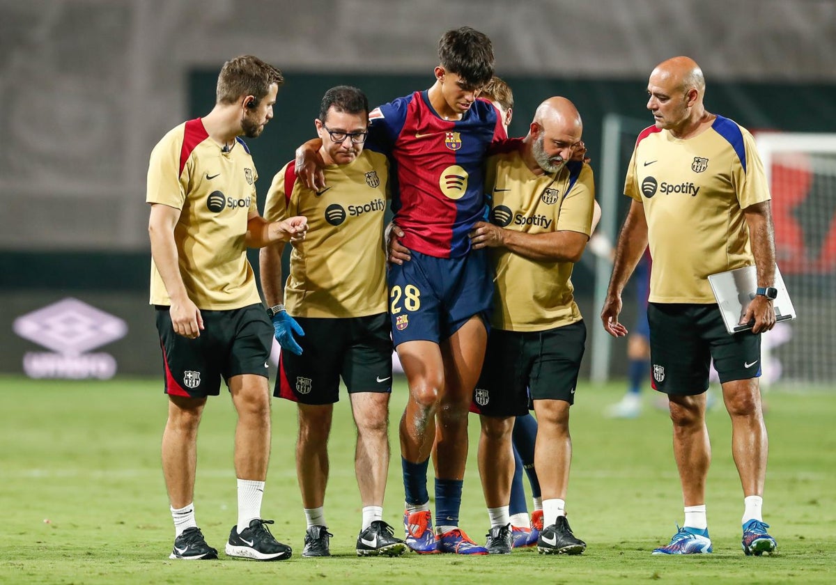 Bernal salió lesionado de Vallecas