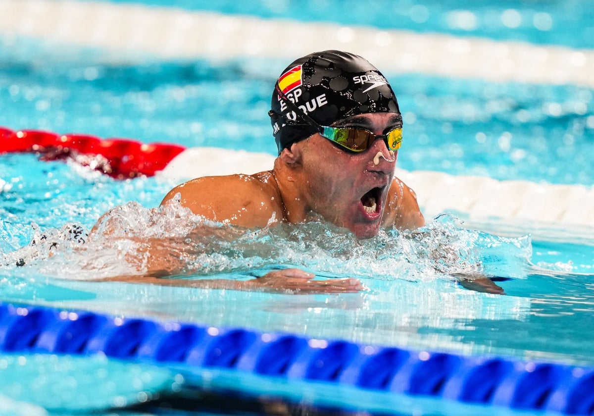 Luque, antes de conquistar su bronce en París