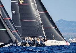«Gladiator» recorta distancias a «Platoon Aviation» en la Puerto Portals 52 Super Series Sailing Week