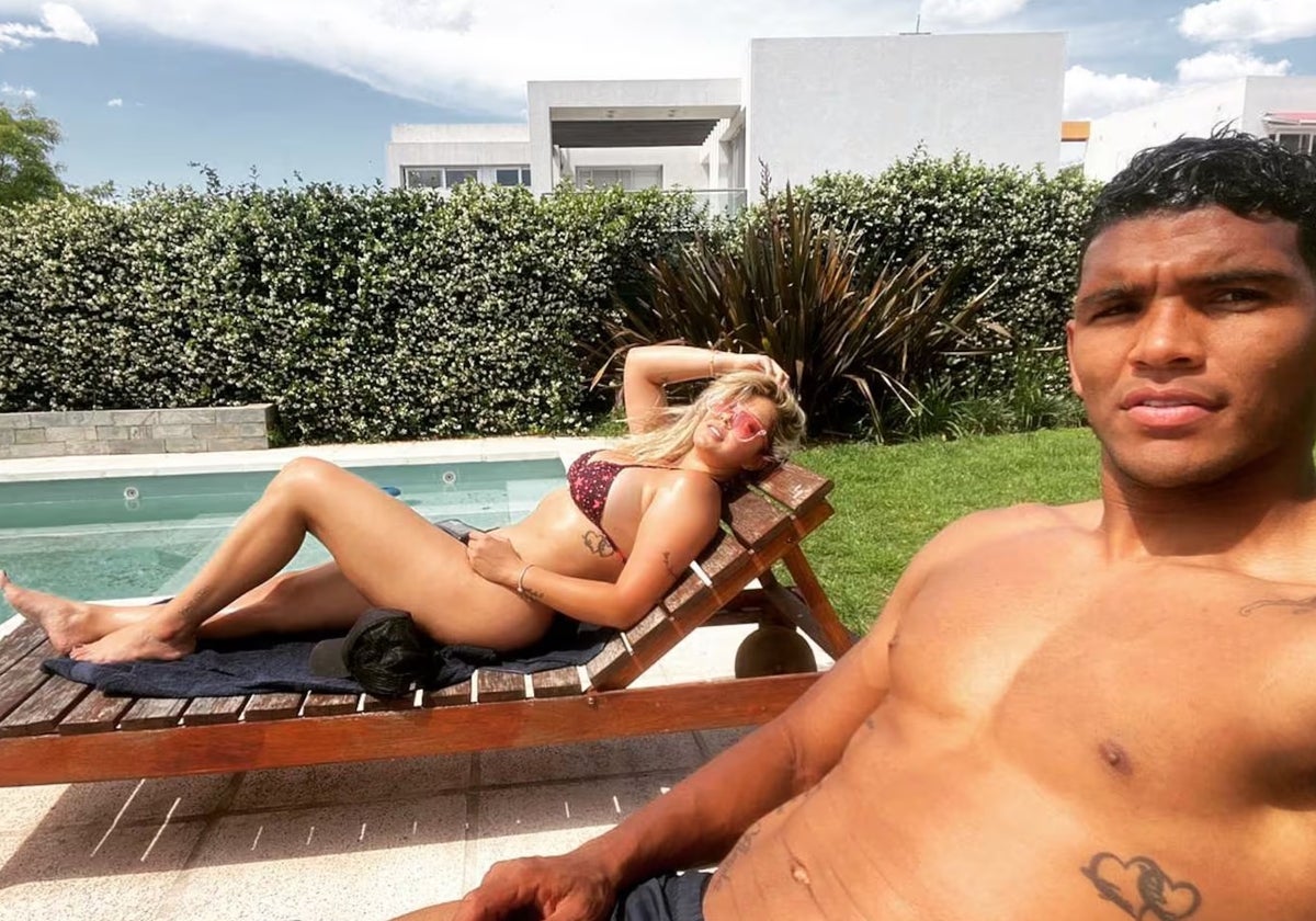 Rafa Pérez y Angie Jiménez, en una publicación de Instagram