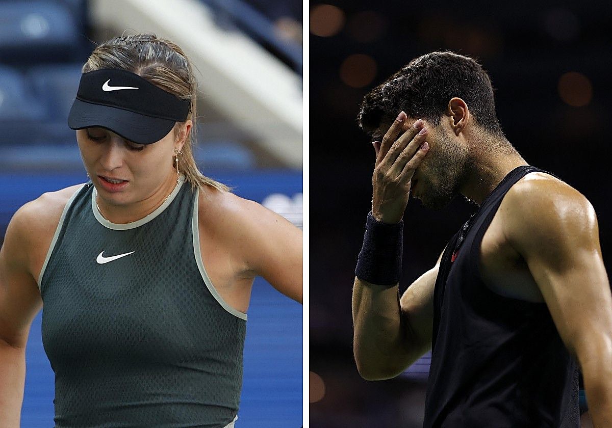 Badosa y Alcaraz, tras sus derrotas en el US Open