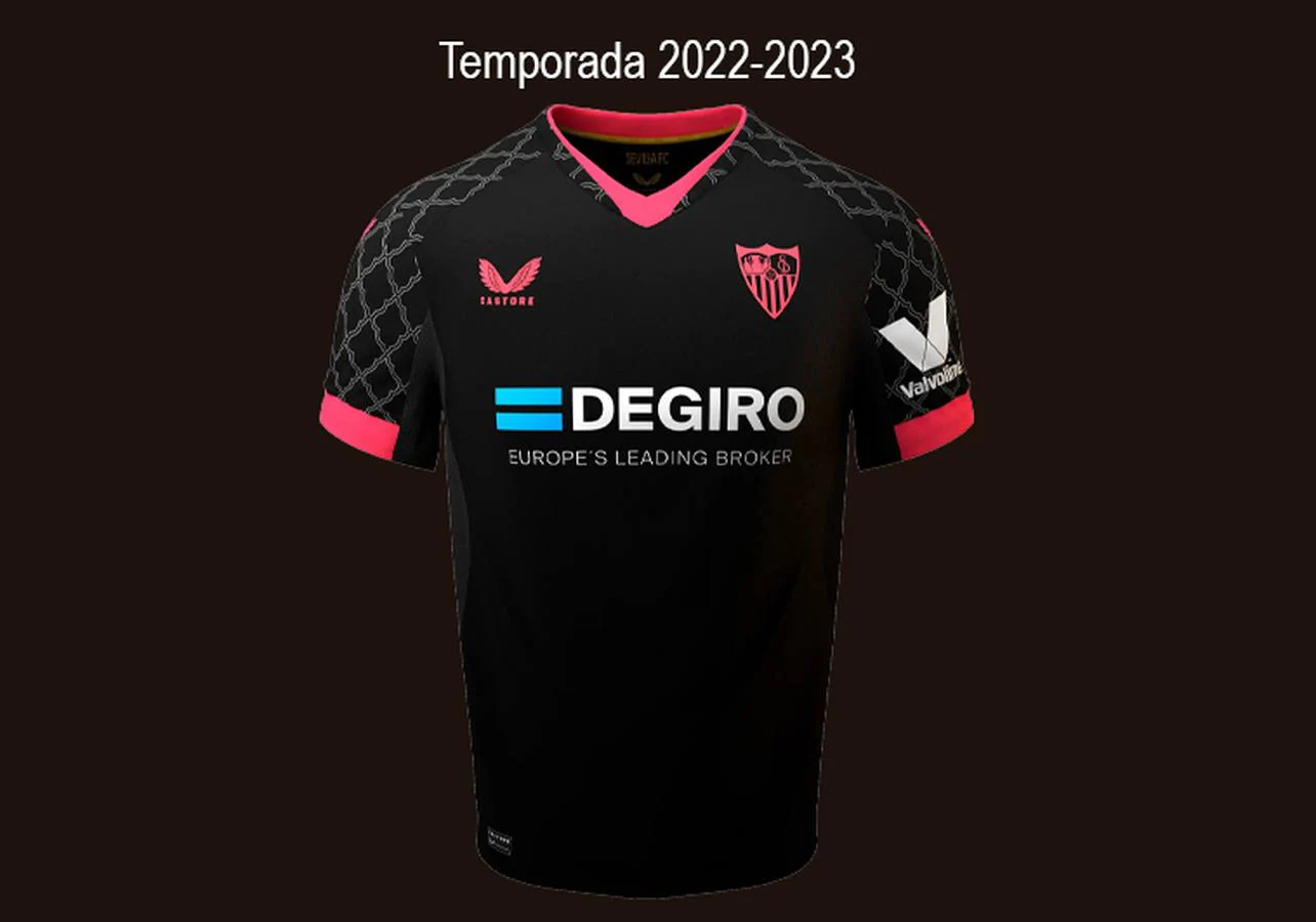 Las segundas camisetas del Sevilla F. C.