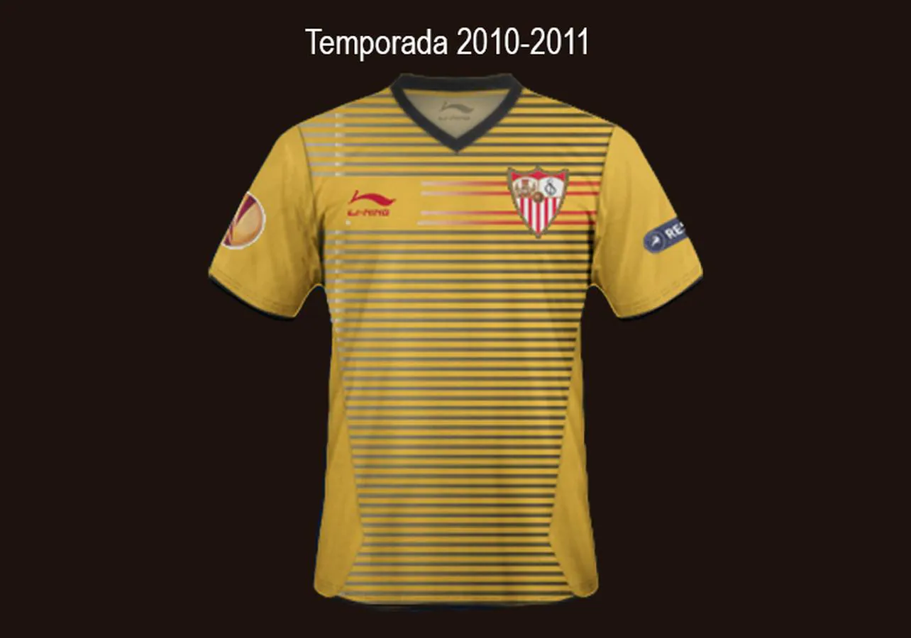 Las segundas camisetas del Sevilla F. C.