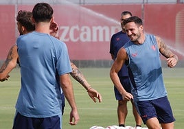 Saúl cumple su segundo partido de sanción ante el Getafe