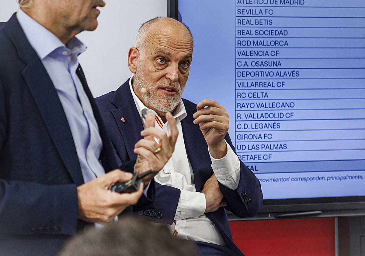 Javier Tebas, presidente de LaLiga