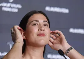 Garbiñe Muguruza, a Rafa Nadal: «¿Por qué sigues en la pista?»