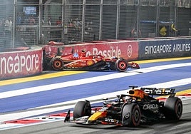 Verstappen no puede con la maldición de Singapur, pero Norris no se fía ni un pelo