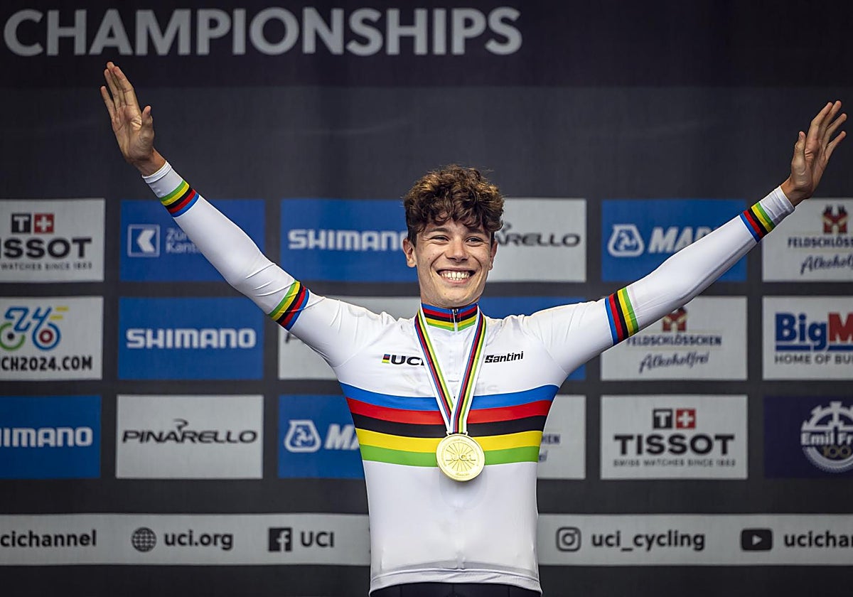 Iván Romeo, campeón mundial contrarreloj sub 23